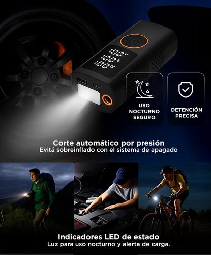Inflador Compresor Inalámbrico Gadnic con Linterna - 4