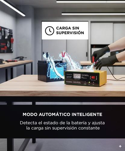 Cargador Automático de Batería Gadnic para Vehículos Tensión 6V 12V - 2