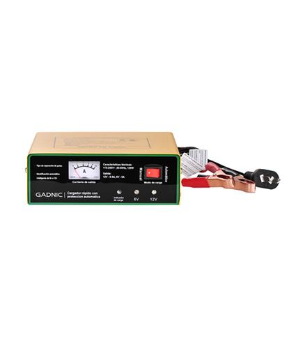 Cargador Automático de Batería Gadnic para Vehículos Tensión 6V 12V - 6