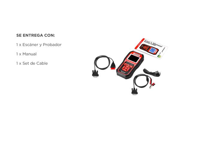 Escáner y Probador De Batería de Autos KONNWEI KW870 2 en 1 Multimarca - 5