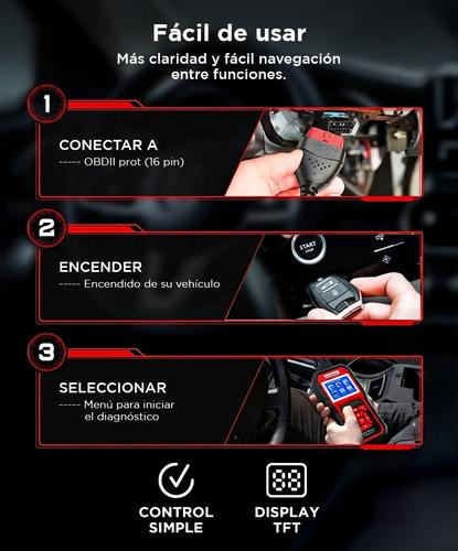 Escáner y Probador De Batería de Autos KONNWEI KW870 2 en 1 Multimarca - 4