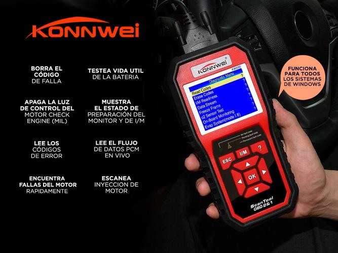 Scanner Automotriz Konwei KW850 Profesional OBD2 Diagnóstico Multimarca  - 1