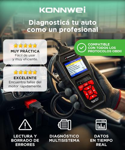 Scanner Automotriz Konwei KW850 Profesional OBD2 Diagnóstico Multimarca  - 1