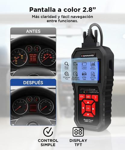 Scanner Automotriz Konwei KW850 Profesional OBD2 Diagnóstico Multimarca  - 4