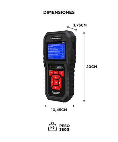 Scanner Automotriz Konwei KW850 Profesional OBD2 Diagnóstico Multimarca  - 5