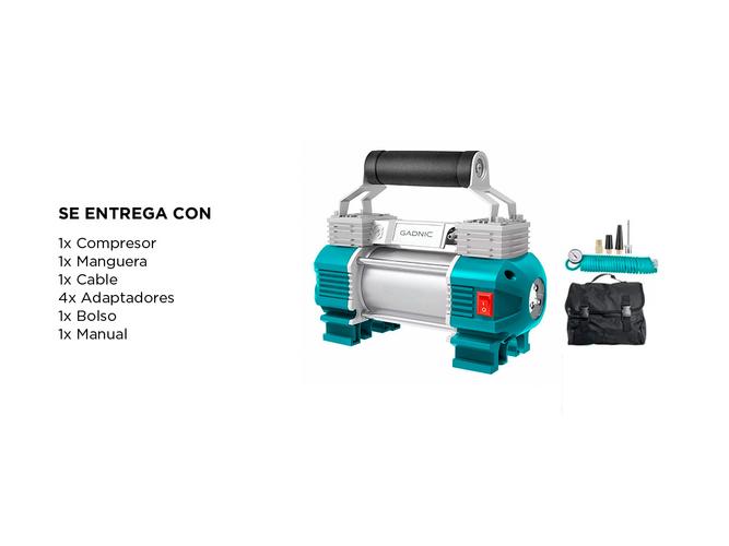 Compresor De Aire Gadnic Portátil - 6