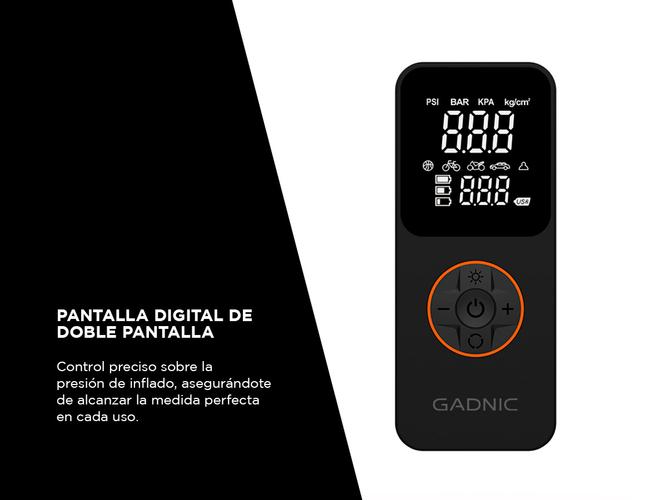 Inflador Inalámbrico Gadnic Portátil - 2