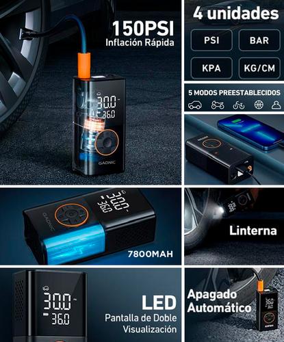 Inflador Inalámbrico Gadnic Portátil - 2