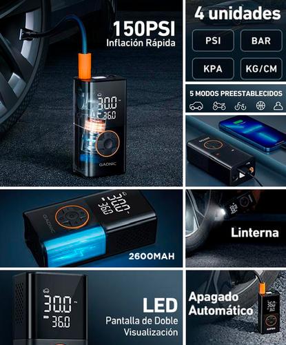 Inflador Inalámbrico Gadnic Portátil - 2