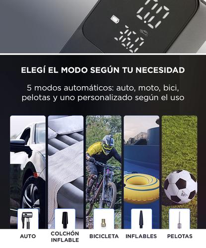 Inflador Inalámbrico Gadnic Portátil - 2
