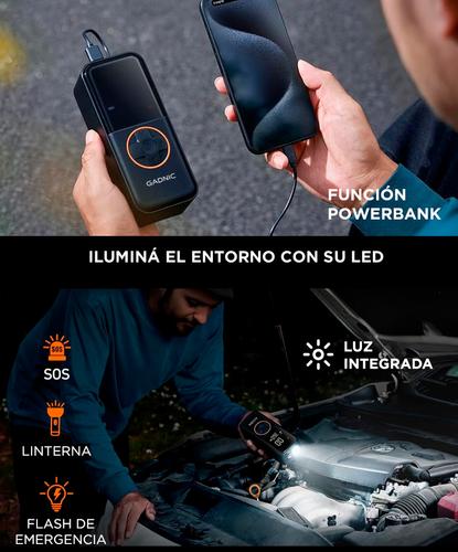 Inflador Inalámbrico Gadnic Portátil Usado - 4