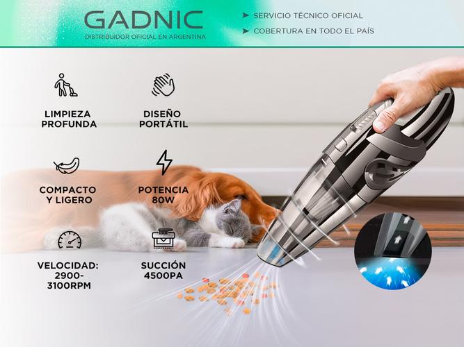 Aspiradora De Mano Portátil Inalambrica Gadnic 60W Para Hogar Y Auto Usado - 1