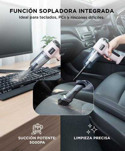 Aspiradora De Mano Inalámbrica Gadnic 80W Multiuso 4 En 1 - 2