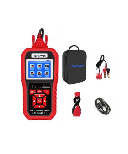 Escaner Automotriz Obd2 Y Analizador de Batería Konnwei KW880 Multimarca Función Battery Match - 6