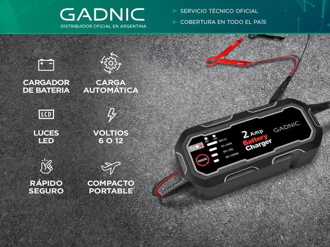 Cargador de Batería Inteligente Gadnic Para Auto  Outlet - 1