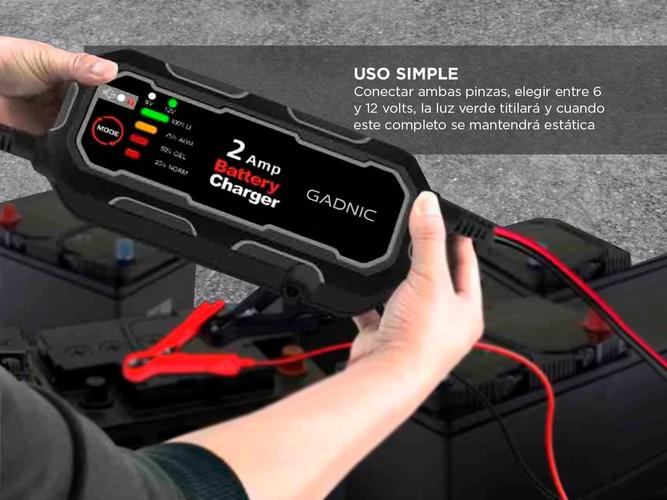 Cargador de Batería Inteligente Gadnic Para Auto  Outlet - 3