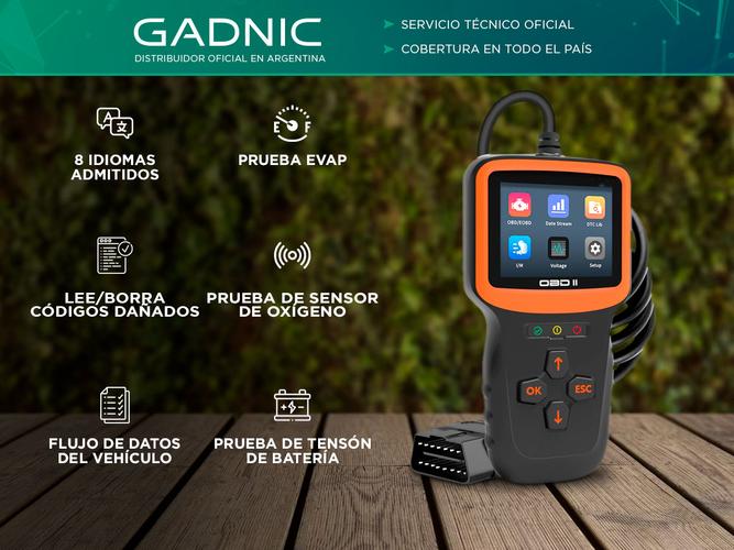 Escaner Automotriz Gadnic Obd2 Motor Universal - 1