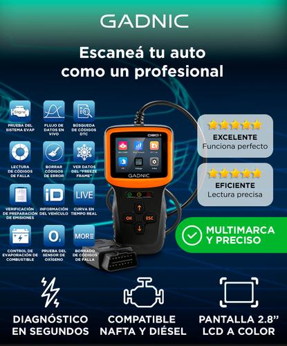 Escáner Automotriz Gadnic TJE966 Universal con Pantalla - 1