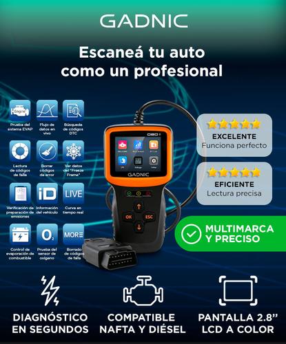 Escáner Automotriz Gadnic OBD2 Universal con Pantalla - 1