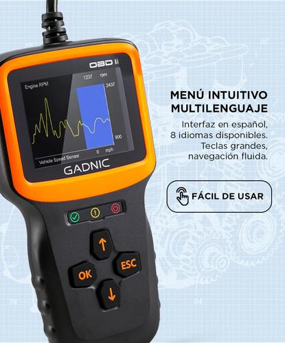 Escáner Automotriz Gadnic OBD2 Universal con Pantalla - 4