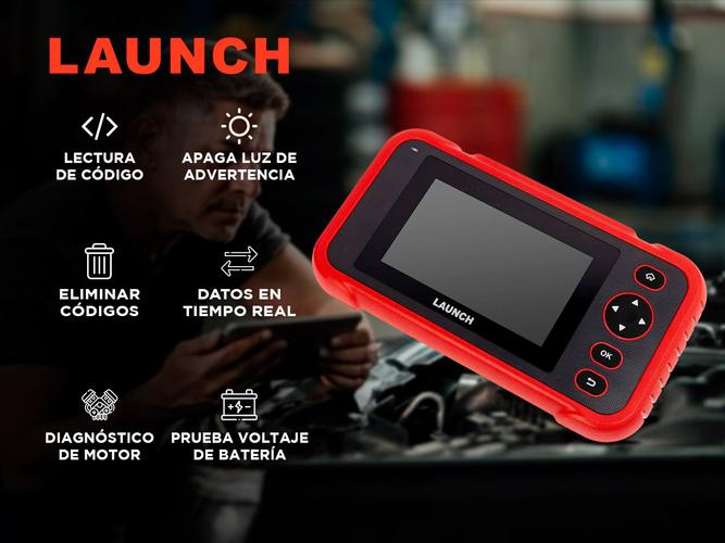 Scanner Automotriz Launch Creader CRP129 Multimarca OBD2 Escaneo Automático - 1