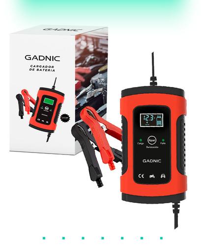 Cargador De Batería Gadnic Para Auto Moto 12V Corte Automático Mantenedor - 6