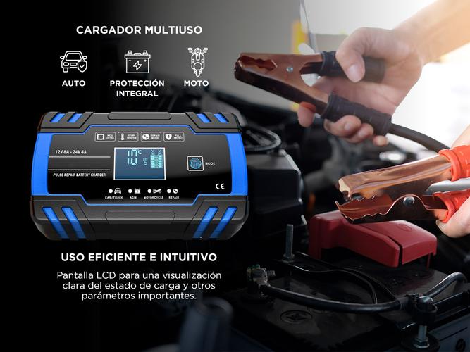 Cargador de Batería Inteligente Gadnic Automatico 12v 8a 24v 4a  - 2