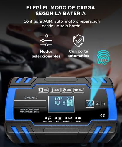 Cargador de Batería Inteligente Gadnic Automatico 12v 8a 24v 4a  Outlet - 2
