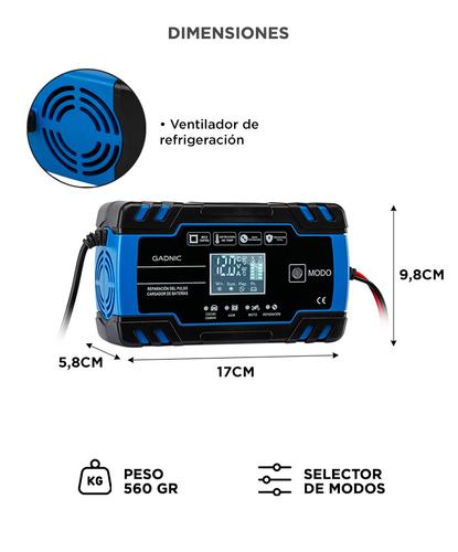 Cargador de Batería Inteligente Gadnic Automatico 12v 8a 24v 4a  Outlet - 5