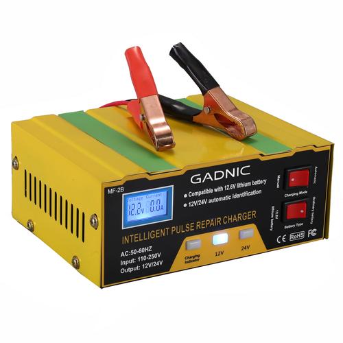 Cargador Inteligente De Batería De Autos y Motos Gadnic Display Digital Apto Gel Ácido Litio - 0