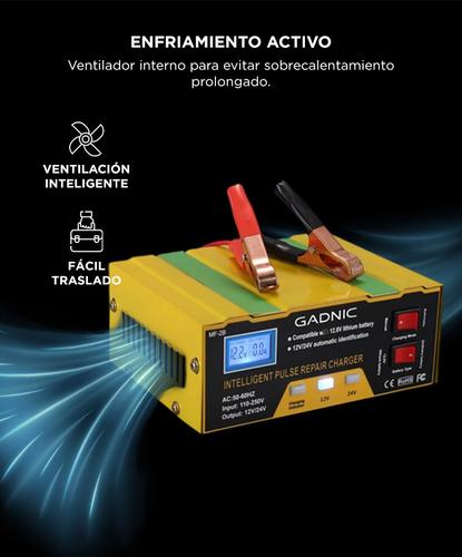 Cargador Inteligente De Batería De Autos y Motos Gadnic Display Digital Apto Gel Ácido Litio - 4
