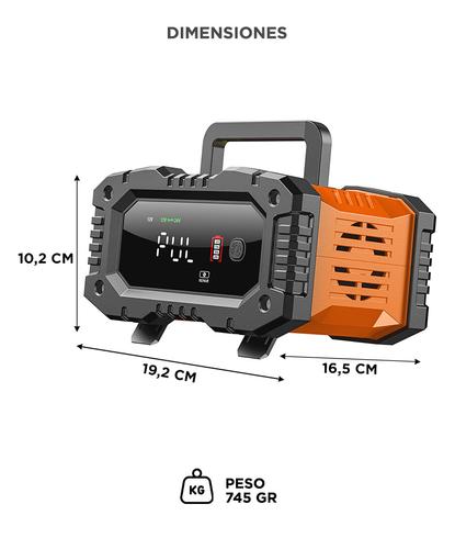 Cargador Inteligente De Batería De Autos y Motos Gadnic CBAT-Armor 12V 24V Mantenedor Portátil Apto Gel Acido LiFePo4 - 5