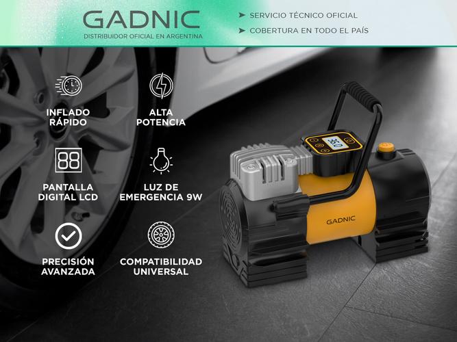 Compresor De Aire Portátil Gadnic Para Neumáticos 12V - 1