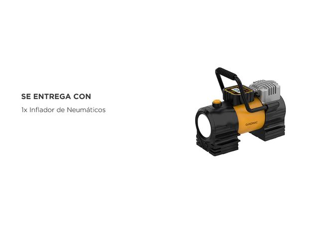 Compresor De Aire Portátil Gadnic Para Neumáticos 12V - 5