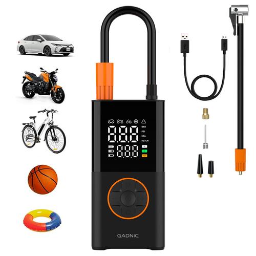 Compresor De Aire Portátil Gadnic Para Inflador Dneumáticos 50W - 0