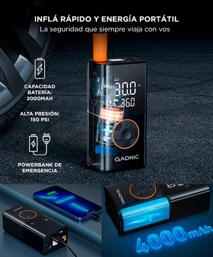 Compresor De Aire Portátil Gadnic Para Inflador Dneumáticos 50W - 2