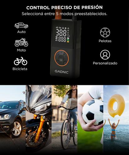 Compresor De Aire Portátil Gadnic Para Inflador Dneumáticos 50W - 3