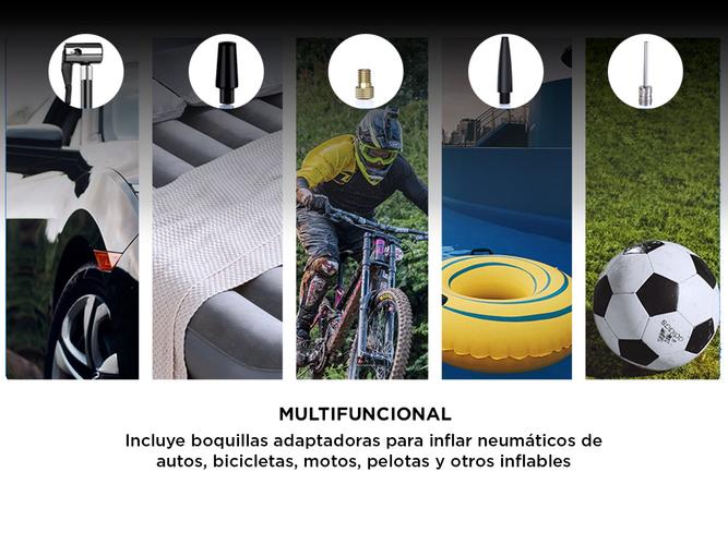 Compresor De Aire Portátil Gadnic 100W  - 4