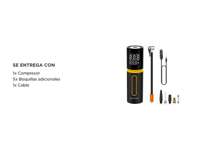 Compresor De Aire Portátil Gadnic 100W  - 6