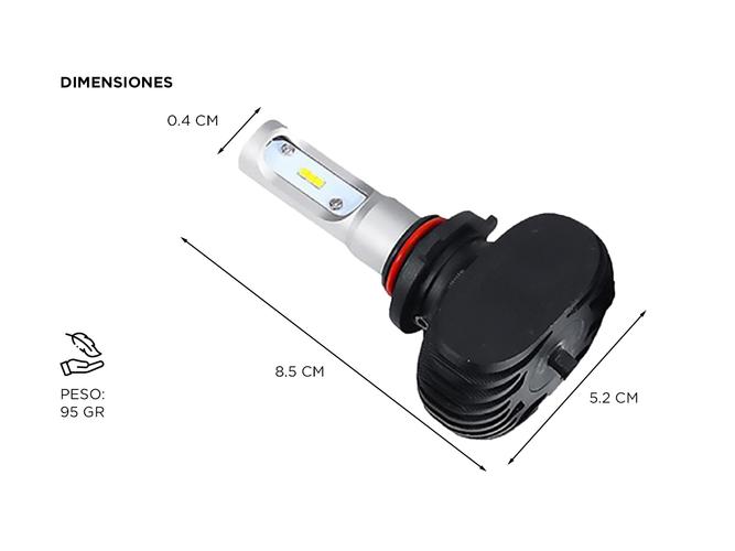 Luces de Auto Gadnic AVHX Faro Led de Alta Potencia - 3