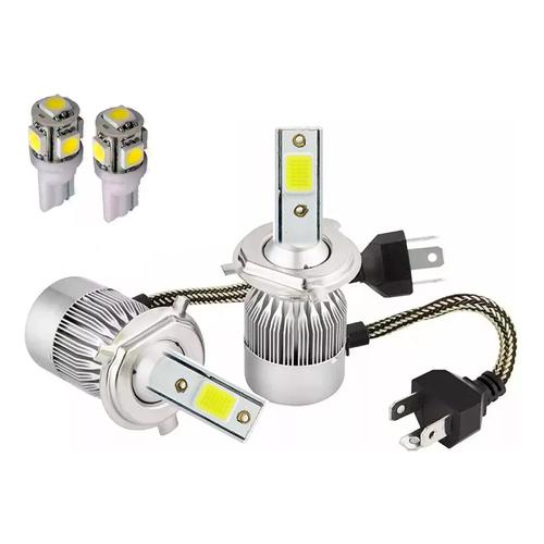 Kit x2 Led Creed Gadnic Cob  H7 H1 H11 H8 1224v  - 0