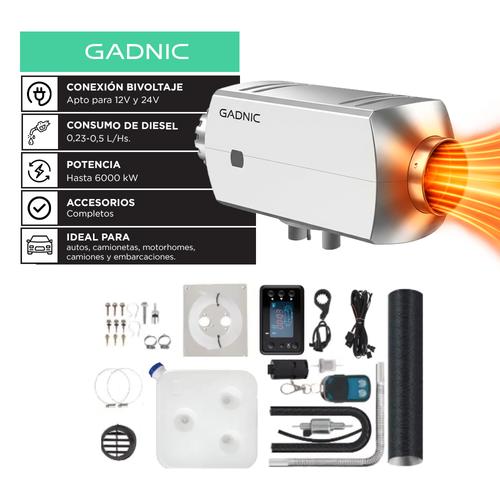 Calentador de Aire Diesel GADNIC Para Vehículos 5KW 12V 24V Aluminio Calefacción Bomba De Aceite Silenciosa  - 0
