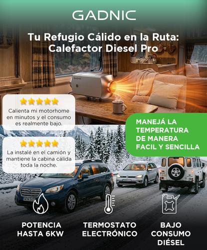 Calentador de Aire Diesel GADNIC Para Vehículos 5KW 12V 24V Aluminio Calefacción   - 1