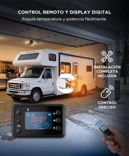 Calentador de Aire Diesel GADNIC Para Vehículos 5KW 12V 24V Aluminio Calefacción   - 3