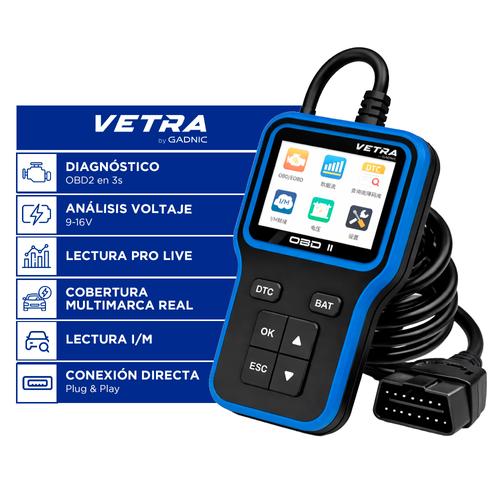 Escaner Automotriz Vetra by Gadnic OBD2 V302 12V  - 0