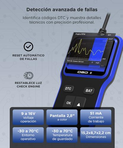 Escaner Automotriz OBD2 V302 Vetra by Gadnic 12V Multimarca Profesional - 2