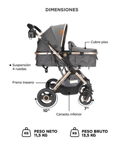 Cochecito Bebes 3 en 1 Mawe by Gadnic Traful  Huevito Travel System - 5
