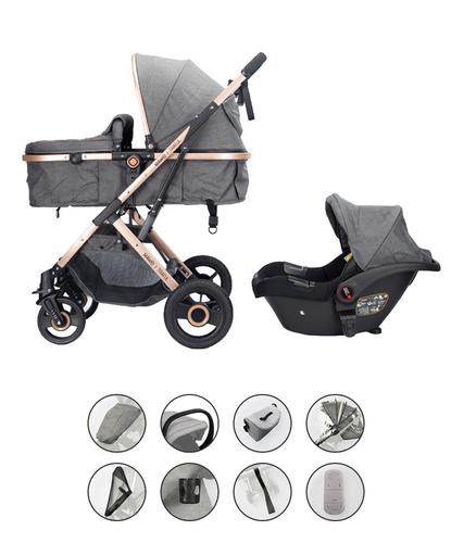 Cochecito Bebes 3 en 1 Mawe by Gadnic Traful  Huevito Travel System - 6