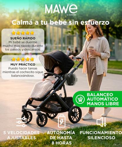 Mecedor Automático Para Cochecito Mawe by Gadnic Bebé Recargable  - 1