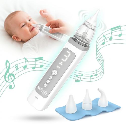 Aspirador Nasal Para Bebés Mawe by Gadnic Eléctrico Recargable  Con Música y Luces - 0